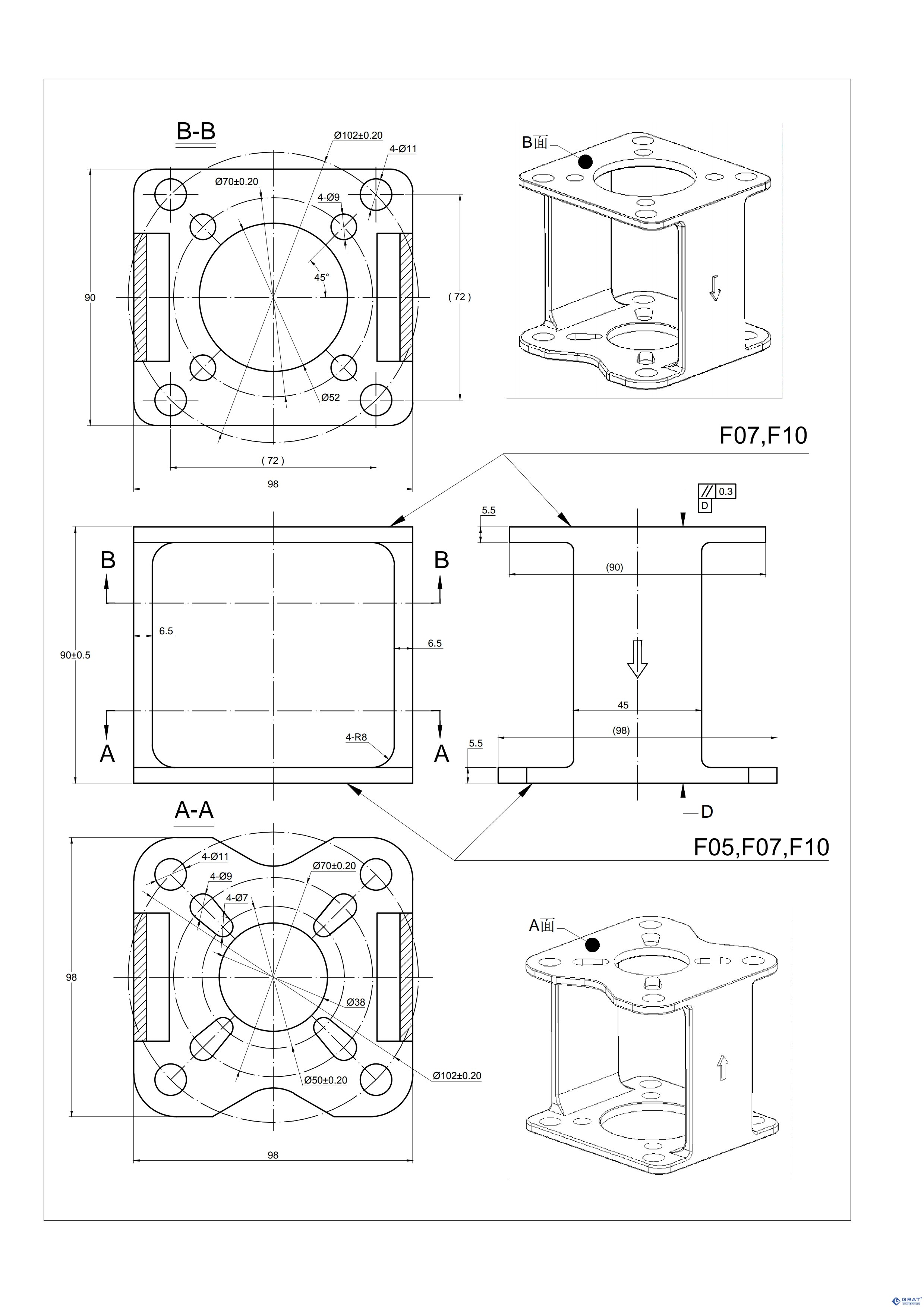 Stainless Steel Bracket 3 1 23110110024VG