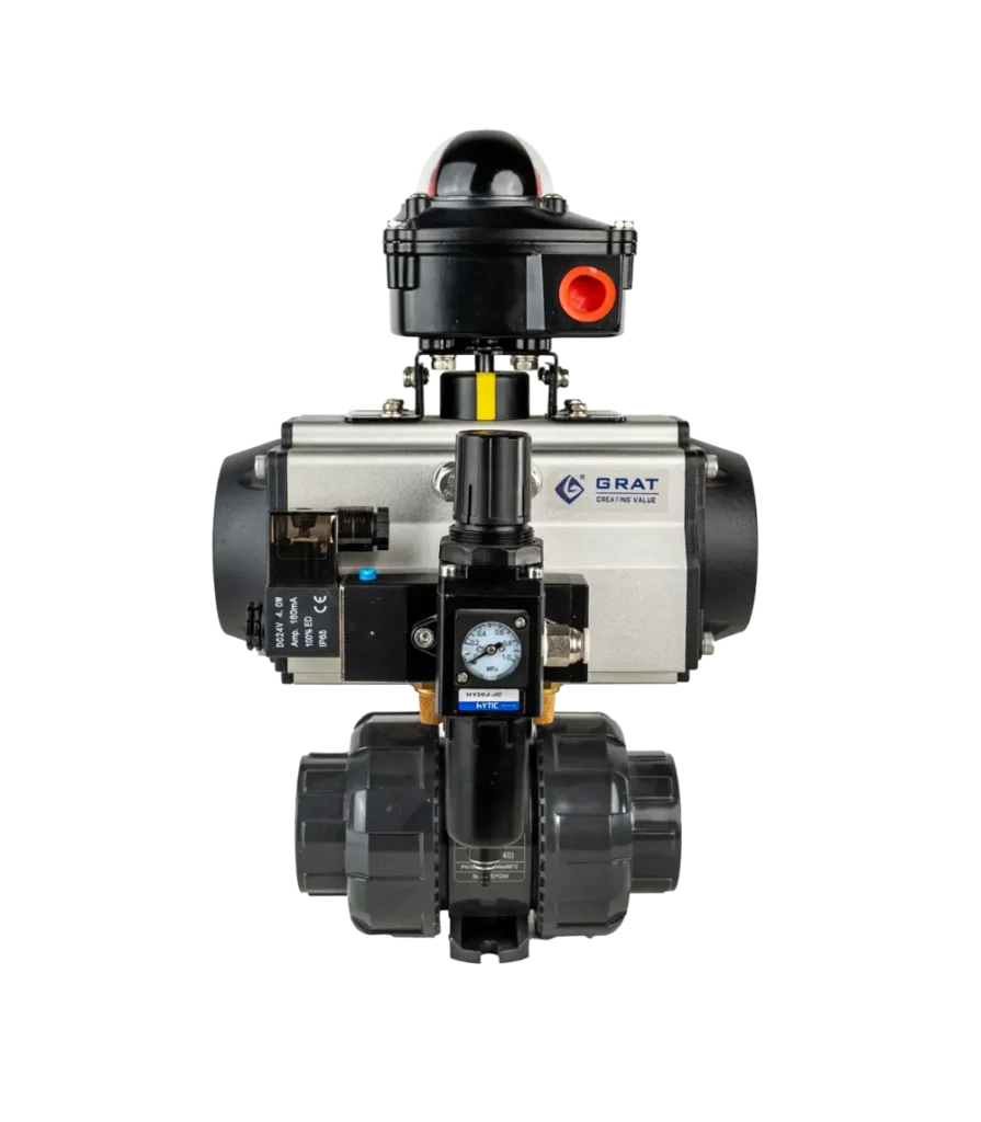 Pneumatic Plastic Anti-Corrosion Ball Valve 5 Pneumatic Plastic Anti Corrosion Ball Valve3