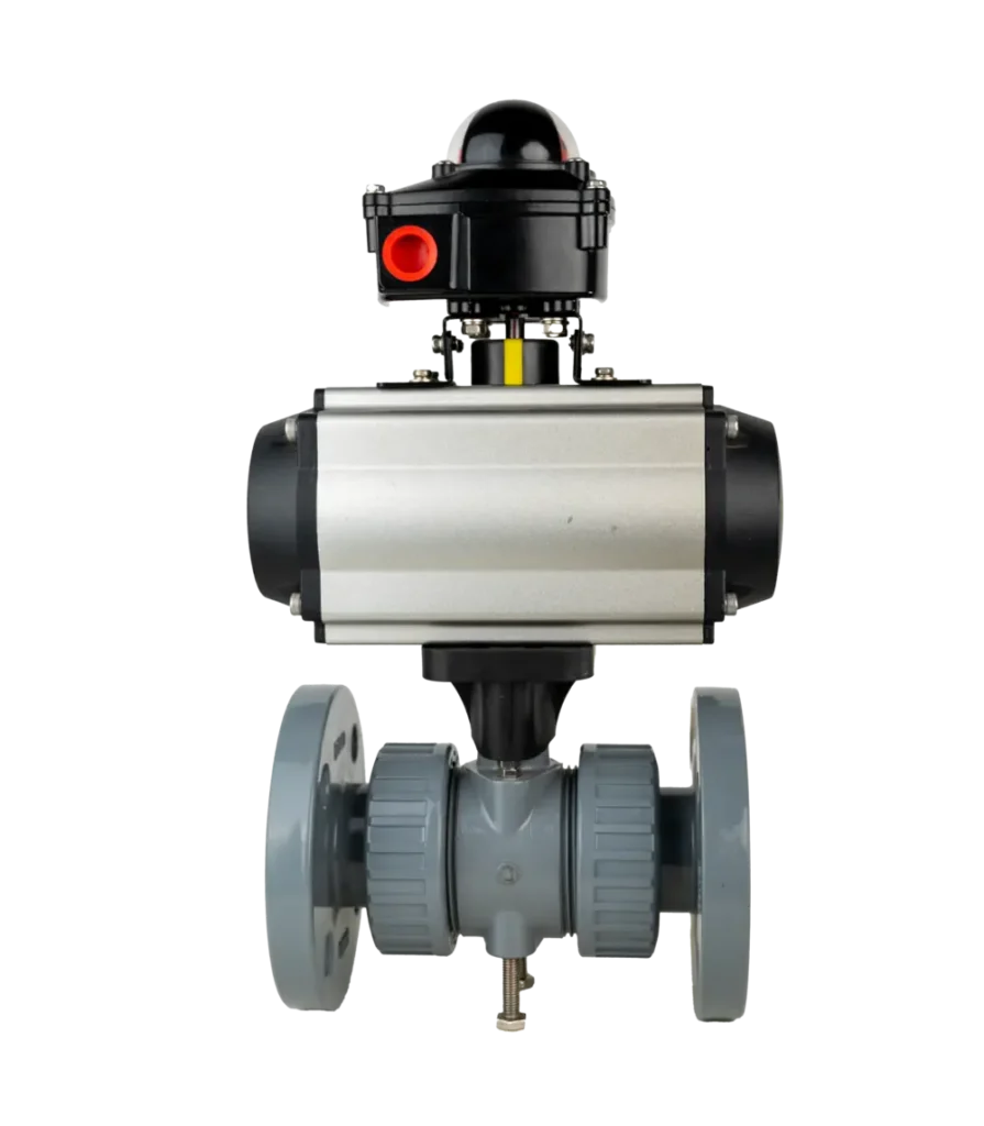 Pneumatic Plastic Anti-Corrosion Ball Valve 3 Pneumatic Plastic Anti Corrosion Ball Valve4