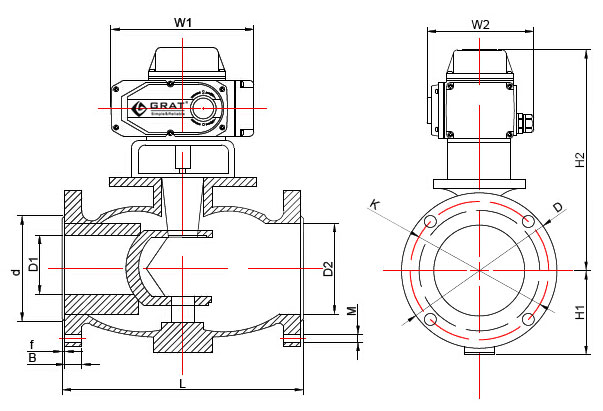 Electric Hard Seal Butterfly Valve 9 155I1GI 1