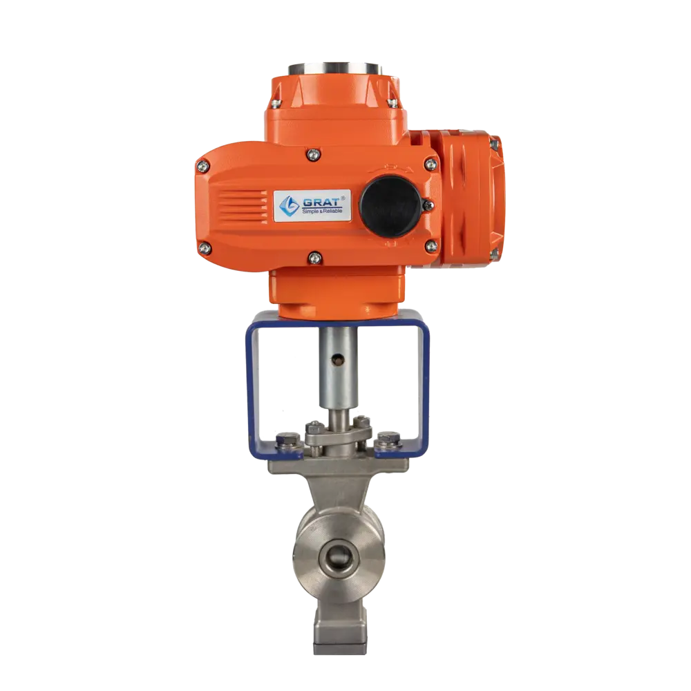 Explosion proof Electric Wafer type V port Ball Valve2 Explosion proof Electric Wafer type V port Ball Valve2