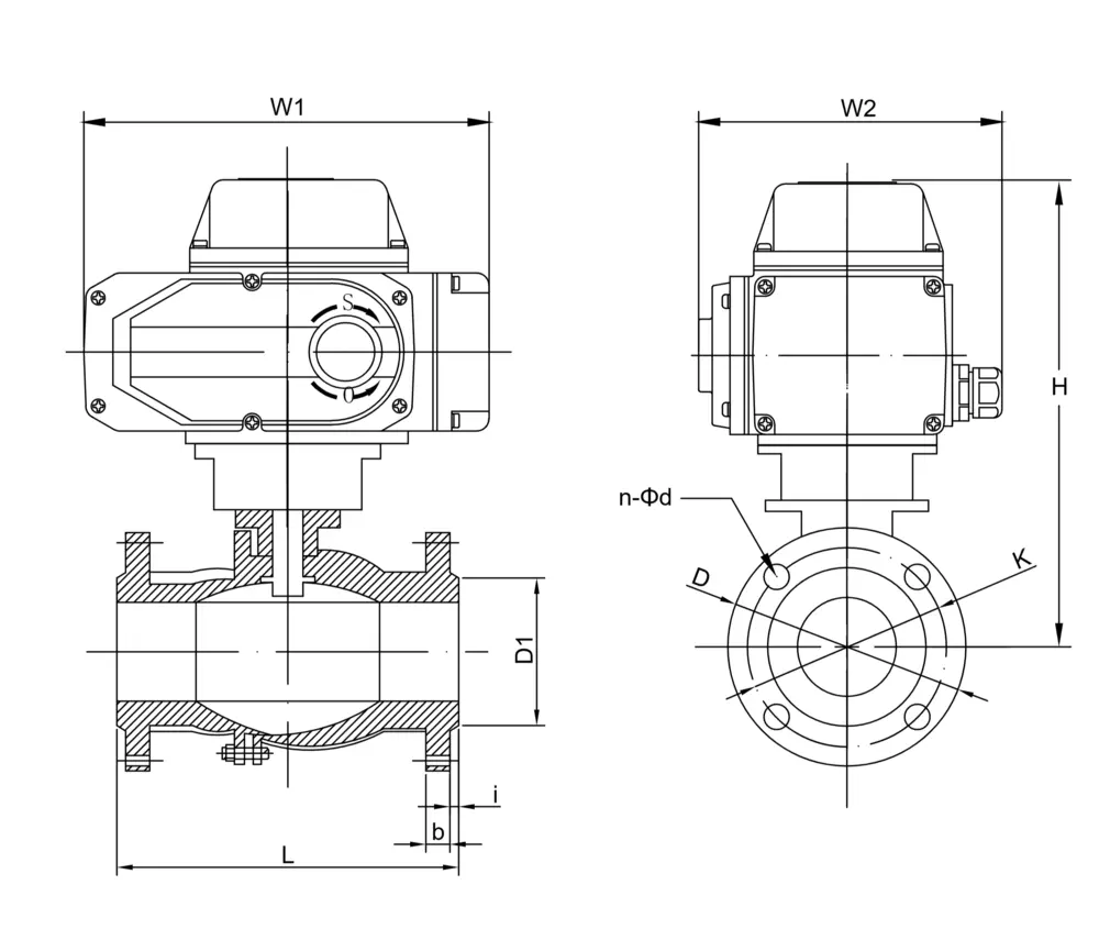 Electric Flange Ball Valve 5 电动法兰式球阀