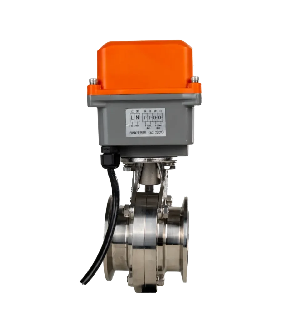 IoT Clamp Electric Butterfly Valve 4 IoT Clamp Electric Butterfly Valve 4