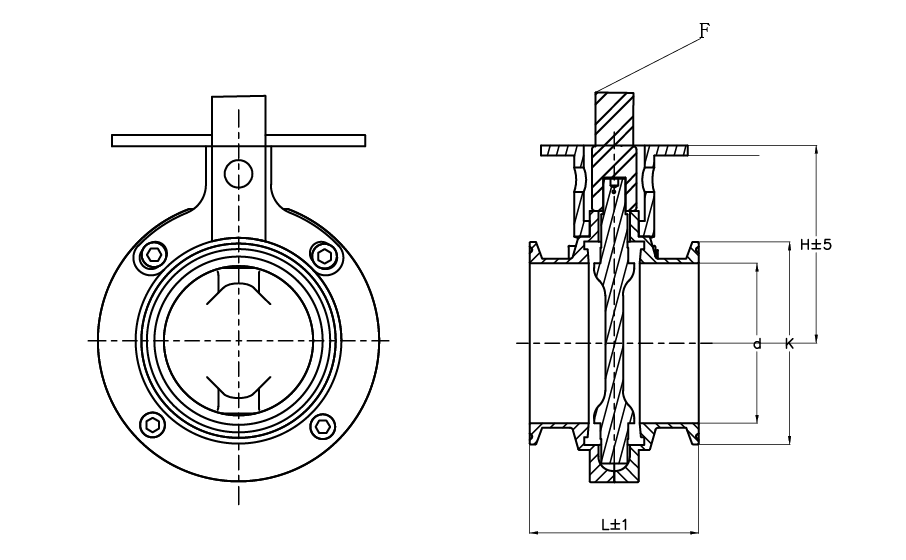 IoT Clamp Electric Butterfly Valve 8 平台快卡蝶阀