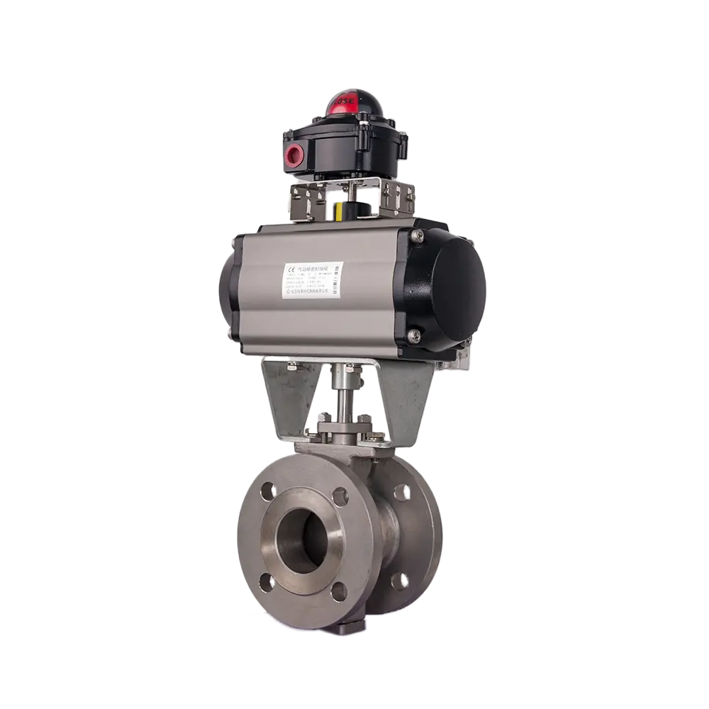 Working Principle and Regulation Function Detailed Explanation of Pneumatic Valves 6 气动硬密封蝶阀3