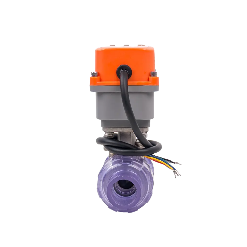 Clear UPVC Electric Valve 3