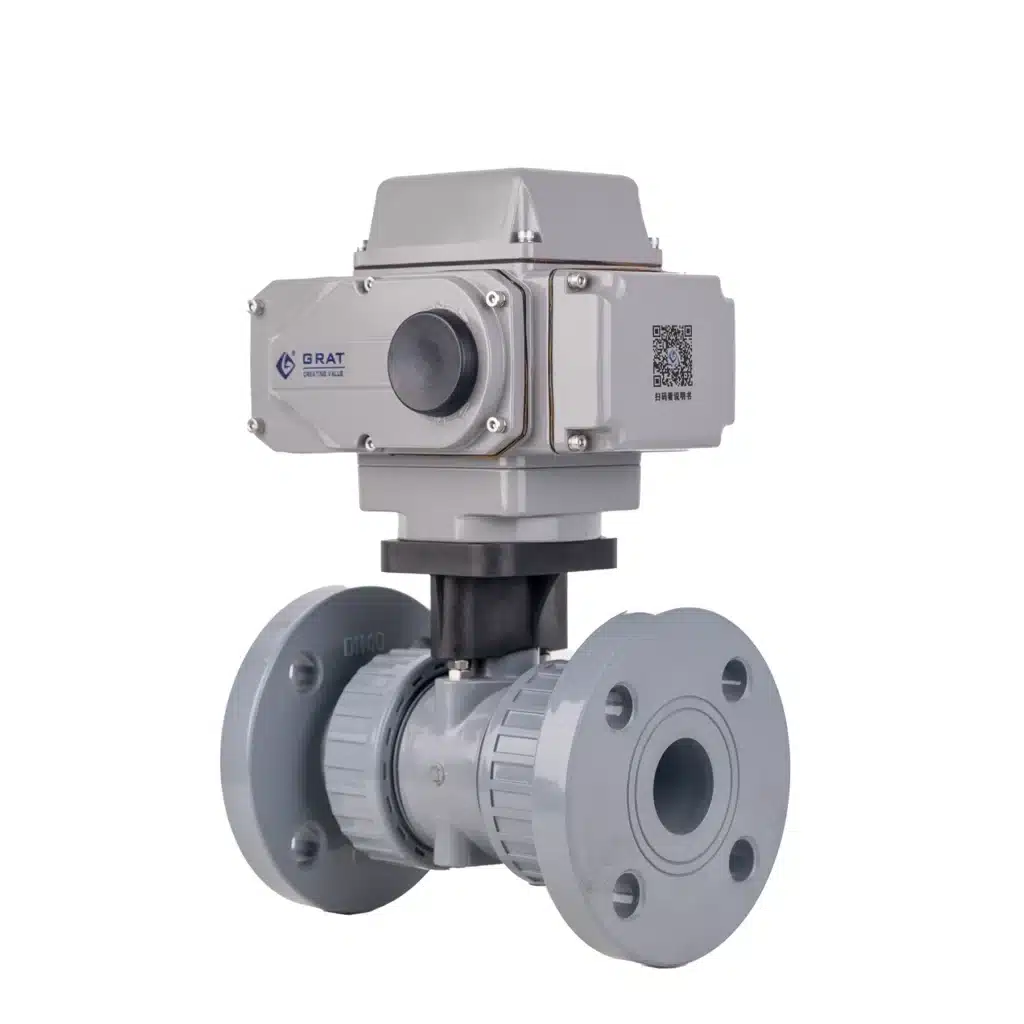 GRAT UPVC electric ball valve