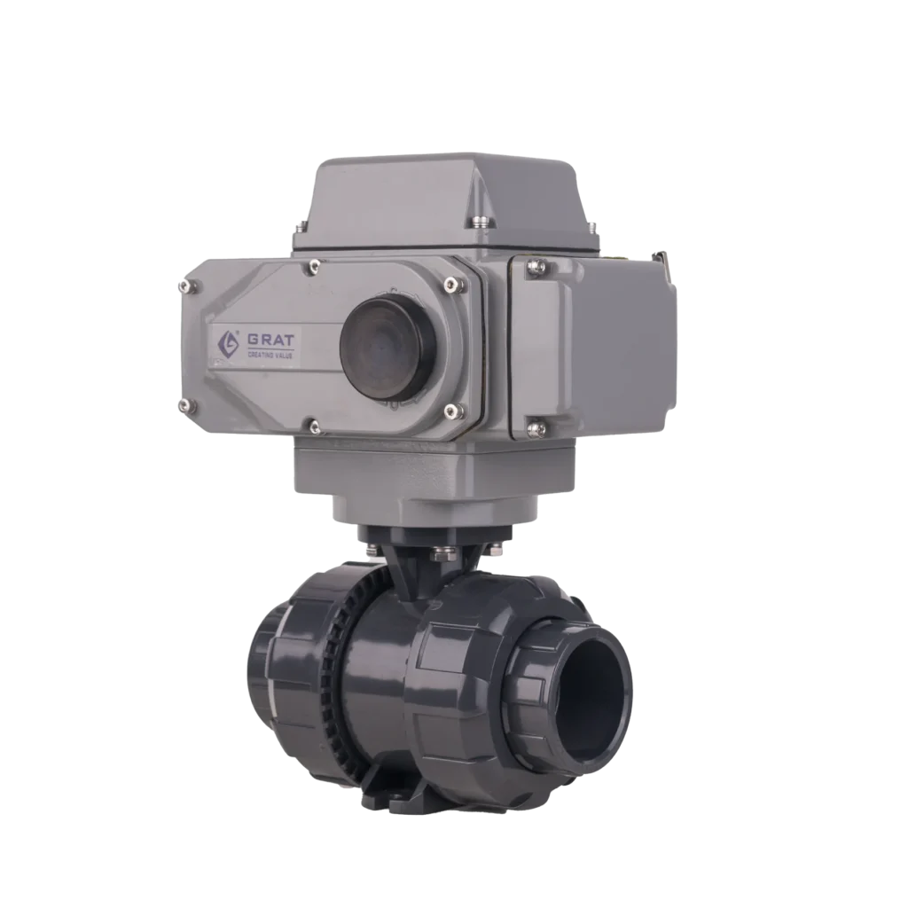 GRAT UPVC electric ball valve