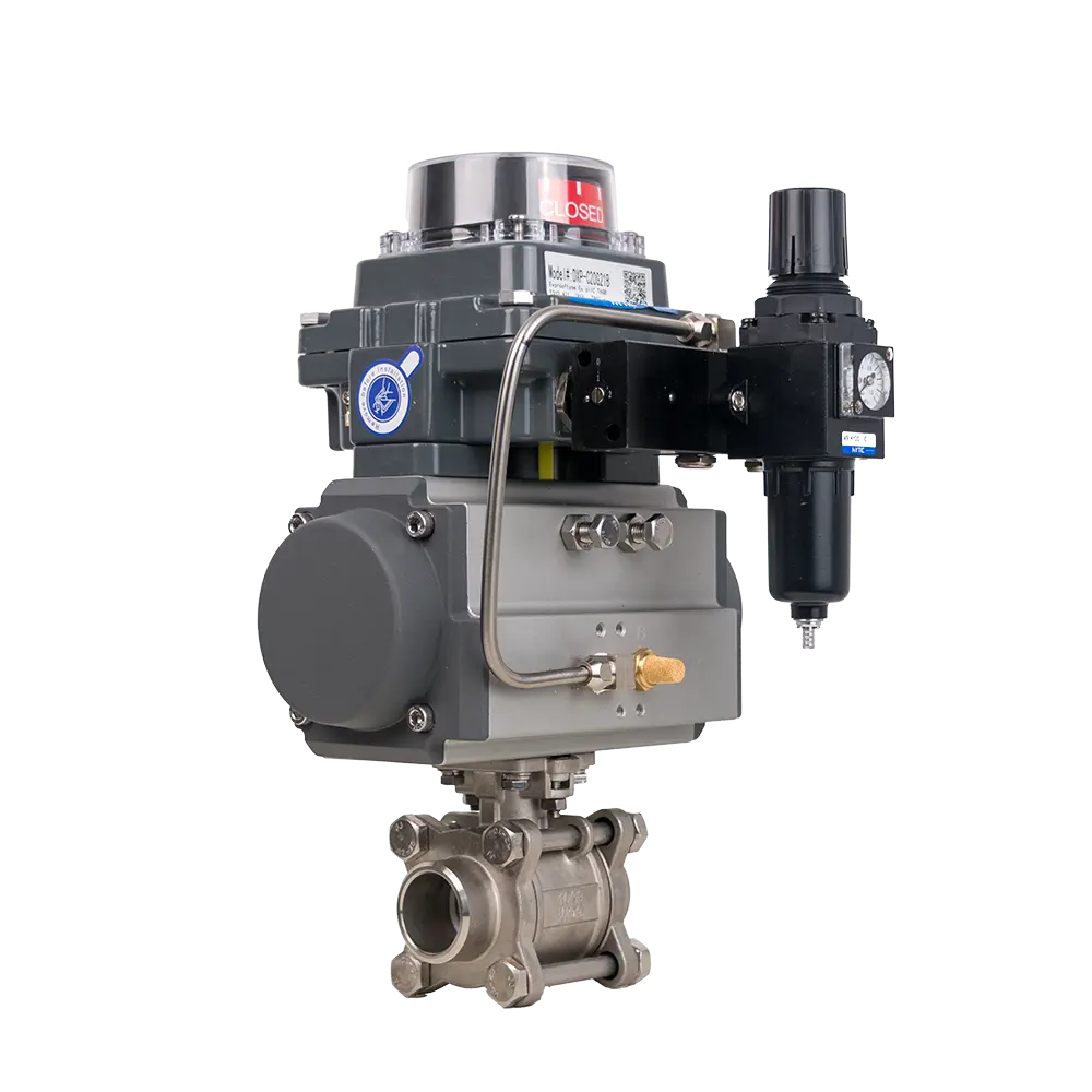 Pneumatic FRL Integrated Ball Valve 4
