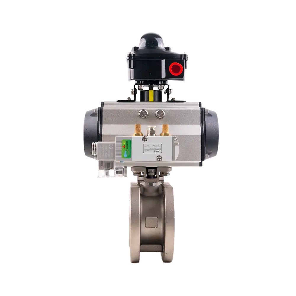 Pneumatic Ultra Short Flanged Ball Valve 3